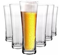 Krosno Bicchieri da Birra Set di 6, 500 ml, Clessidra, Collezione Mixology