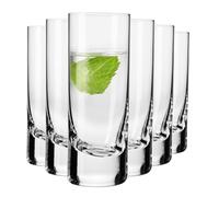 Krosno Bicchieri da shot Vodka | Set di 6 | 90 ml | Ideali per la casa, il ristorante e i ricevimenti | Lavabili in lavastoviglie