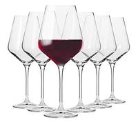 Krosno Bicchieri da vino rosso | Set di 6 | 490 ML | Collezione Avant-Garde | Cristallo senza piombo | Per casa, ristoranti & feste | Lavabili in lavastoviglie