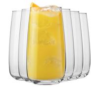 Krosno Bicchieri per acqua, succo di frutta e altre bevande | Design elegante | Set di 6 bicchieri | Capacità 620 ml | Collezione moderna | Ideale per casa, ristorante, feste | Lavabile in lavatrice
