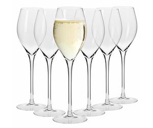 Krosno Bicchieri per Prosecco Champagne Calice | Set 6 | 300 ml | Lavastoviglie