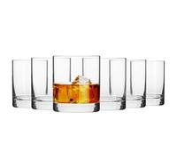 Krosno Bicchieri Whisky Vetro | Set di 6 | 300 ML | Collezione Blended | Ideale per la Casa, Ristorante Feste e Ricevimenti | Adatto alla Lavastoviglie