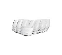 Krosno Bicchierini da Vodka Roly Poly, 40 ml, Set di 6, Vetro di Alta Qualità, Design Unico e Bilanciato, Ideali per Vodka, Liquori, Shot, Realizzati in Europa
