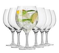 KROSNO Calice da Gin Bicchiere Ballon Acqua | Set di 6 Calici | 700 ml | Collezione Harmony | Ideale per la Casa, Ristorante Feste e Ricevimenti | Adatto alla Lavastoviglie
