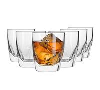KROSNO Everyday Bicchieri da Whisky 260 ml, Set da 6 per Bourbon e Scotch