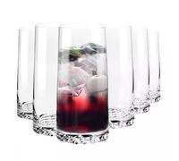 Krosno Fjord Bicchieri da acqua succo bevande | Set 6 | 480 ml | Lavastoviglie
