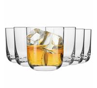Krosno Glamour Bicchieri da Whisky Acqua Brandy | Set 6 | 300 ml | Lavastoviglie