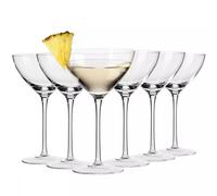 Krosno Harmony Bicchieri per Cocktail Martini | Set 6 | 245 ml | Lavastoviglie