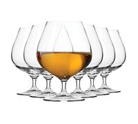 Krosno Harmony Calici Brandy Cognac 590 ml, Set 6 Pezzi, Vetro Cristallo Senza Piombo, Snifter Eleganti per Degustazione, Casa Ristorante, Lavabili in Lavastoviglie
