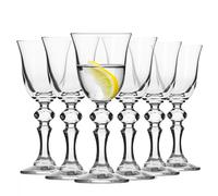 Krosno Krista Bicchierini da liquore per vodka | Set 6 | 60 ml | Lavastoviglie