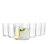 Krosno Mixology Bicchieri Sidro e Acqua 420 ml, Set 6 Pezzi, Vetro Cristallo Senza Piombo, Pareti Sottili, Design Minimalista, per Bevande Casa Ristorante, Lavabili in Lavastoviglie