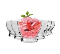 Krosno Set di 6 coppe da gelato 290 ml | Coppa da dessert | Collezione Pure | Ideale per casa, ristoranti e feste | Lavabile in lavastoviglie