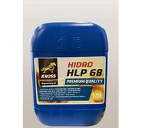 Kross Hidro HLP 68, Olio Idraulico Premium, 10 Litri, Qualità Industriale