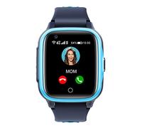 Krostming Smartwatch Bambini GPS 4G con WiFi Videochiamata SOS Camera Impermeabile Messaggio Sveglia Cronometro Modalità Classe Lettore Musicale Notifica Vibrazione Regalo per Ragazzi e Ragazze