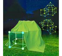 Krotta Bauen - Kit creativo per bambini, 155 pezzi, luce al buio, giocattolo da costruzione fai da te per 3, 4, 5, 6, 7, 8, 9 anni, per interni ed esterni