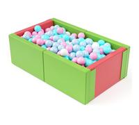 Krovtoy Mattoncini da costruzione in gommapiuma, atossici, in morbida schiuma per bambini, per interni, per bambini, montessori, giocattoli pieghevoli e tunnel per bambini da 1 a 3 anni