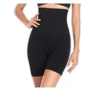KROYWEN Fascia modellante da donna, in cotone e nylon ed elastan, non si arrotola, comoda per addome, cosce, controllo della vita, beige