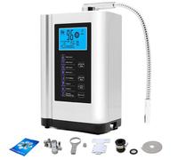 KRQDBCZ Ionizzatore d'Acqua alcalina per Macchina ad Acqua Valore impostazioni di qualità dell'Acqua Contenuto di idrogeno Fino a 1300ppb 8000 Litri per Filtro Autopulizia, Bianco (White)