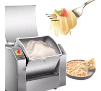 KRQDBCZ Mischiatrice per Impasto, Mixer per Farina di Impasto 3kg/5kg Commerciale con Ciotola in Acciaio Inossidabile, Macchina per Impastare con Doppia Rotazione da 1100W/1500W per Ristoranti (3kg)
