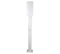 KRQDBCZ Supporto per Caricatore EV da Esterno per casa, pilastro di Ricarica da 150 cm per Garage, Aree di Servizio per fabbriche e comunità - Supporto per connettore di Ricarica Grigio (Grey 120cm)