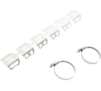 SW-Motech Inox Universal, protezione del tubo di testa 32-50 mm male Argento