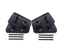 Krtopo Borse laterali vintage per moto Borse laterali impermeabili universali in PU