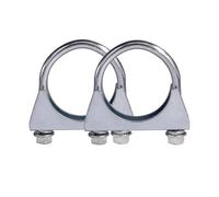 Krtopo Set Di 2 Morsetti Di Scarico 52 MM Morsetti Per Tubi A U Fascette Di Scarico Per Tubi, Per Il Montaggio Di Antenne, Tubi, Morsetto Universale Per Raccordi Per Tubi