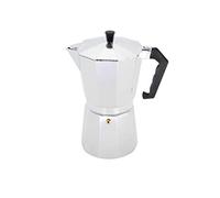 Krüger 513 - Caffettiera in alluminio, 12 tazze, colore: Argento