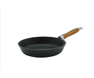 Krüger 60020 Padella in ghisa, Rustica, 20 cm, nero