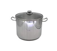 Krüger 72727 Pentola Jumbo 14 l con Coperchio in Vetro