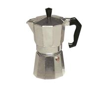 Krüger Nova - Moka per Espresso 9 Tazze Caffetteria Mokyta, in Alluminio