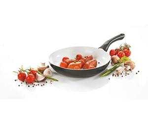 Krüger Karl 1024 RI Riga - Padella in Alluminio, 24 cm, Colore: Nero Lucido