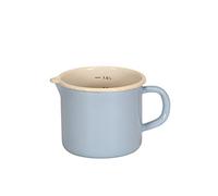 Krüger Karl Latte pentola, Smalto, Azzurro, 12 x 16 x 30 cm