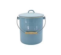 Krüger Karl M10PAB-Pattumiera con Coperchio, 10 l, Blu