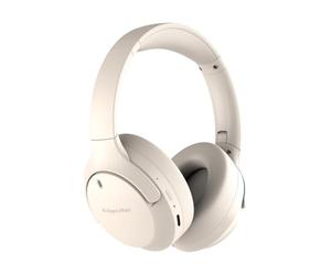 Krüger&Matz Auricolari senza fili per strada 4 microfono incorporato funzione ANC Bluetooth 5.4 Beige