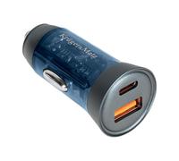 Krüger&Matz Caricabatteria da auto rapido USB C da 30 W per accendisigari 12-24V QC PD KM0872