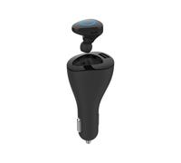 Krüger&Matz Traveler K1 - Set di cuffie bluetooth con caricatore per auto