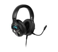 KRÜGER & MATZ Warrior GH-100 PRO - Microfono integrato, Illuminazione RGB, Driver da 50 mm CUFFIE GAMING, Nero