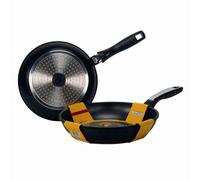 Krüger Padella " Delta " Piatto Rotondo 24cm Antiaderente Alta, Anche Induzione