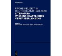 Krüginger, Johannes - Osse, Melchior Von (Copertina rigida)