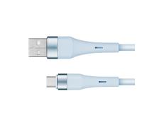 Kruger & Matz - Cavo USB micro USB, 1 m, in silicone, blu, KM1270-1BL