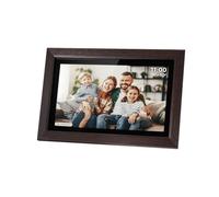 Kruger&Matz Cornice per Foto Digitale FRAMEO 1280 x 1080 Pixel 15" Wi-Fi MicroSD Riproduzione Video Clip Timer Meteo Cornice in Legno KM1102-15