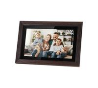 Kruger&Matz Cornice per Foto Digitale FRAMEO 1280 x 800 Pixel 10,1" Wi-Fi MicroSD Riproduzione Video Clip Timer Meteo Cornice in Legno KM1102
