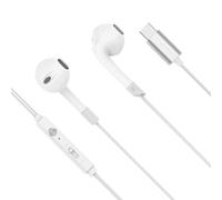 Kruger & Matz Cuffie in Ear con Microfono per USB-C KMPC2-W Bianco
