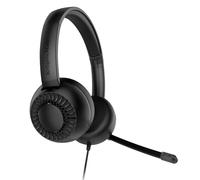 Krüger&Matz Cuffie over-ear con microfono, cuffie P3 per computer, KM0661, nero