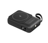 Kruger & Matz Power Bank induttivo da 10000 mAh con cavo Lightning USB-C nero KM0913-B