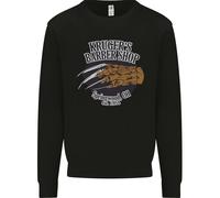 Krugers Barbiere Negozio Divertente Halloween Uomo Felpa Maglione