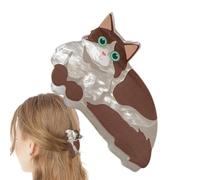 Krujecnt Fermagli per capelli per gatti da donna, Fermagli per capelli per gatti - Forcine per capelli,Graziosi fermagli per capelli corti e lunghi, fermagli per capelli decorativi, fermagli