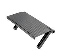 Krujecnt Ripiano TV Per Decodificatore,Supporto Regolabile Per Schermi TV Monitor | Supporto Senza Fori Per Lettore DVD Console Videogiochi Router Altoparlanti Sound Bar Camera Ufficio Appartamento