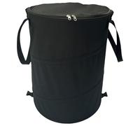 Krujecnt Sacchetto Pieghevole Per Rifiuti Di Foglie, Sacchetti Per Rifiuti Di Giardino Riutilizzabili, 37L Grandi Sacchetto Da Giardino Portatile Per Pattumiera Con Cerniera Per Campeggio, Outdoor